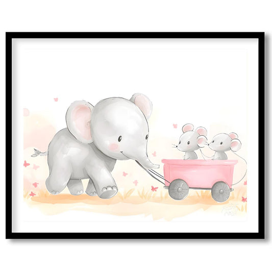 Elephant and Mouse Wagon Ride