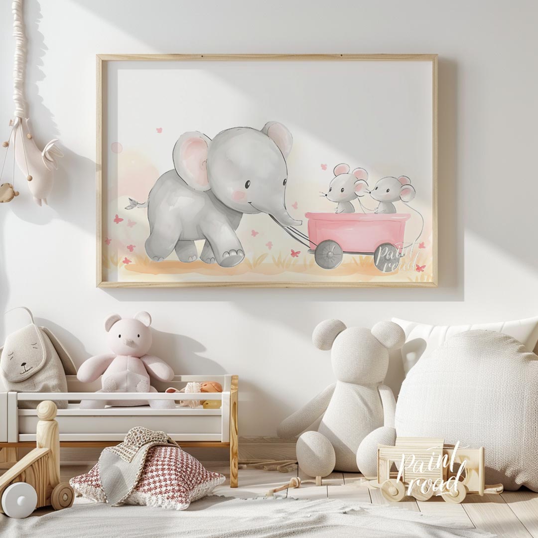 Elephant and Mouse Wagon Ride