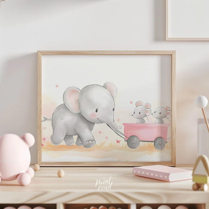 Elephant and Mouse Wagon Ride