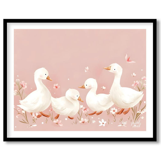 Duckling Family Promenade