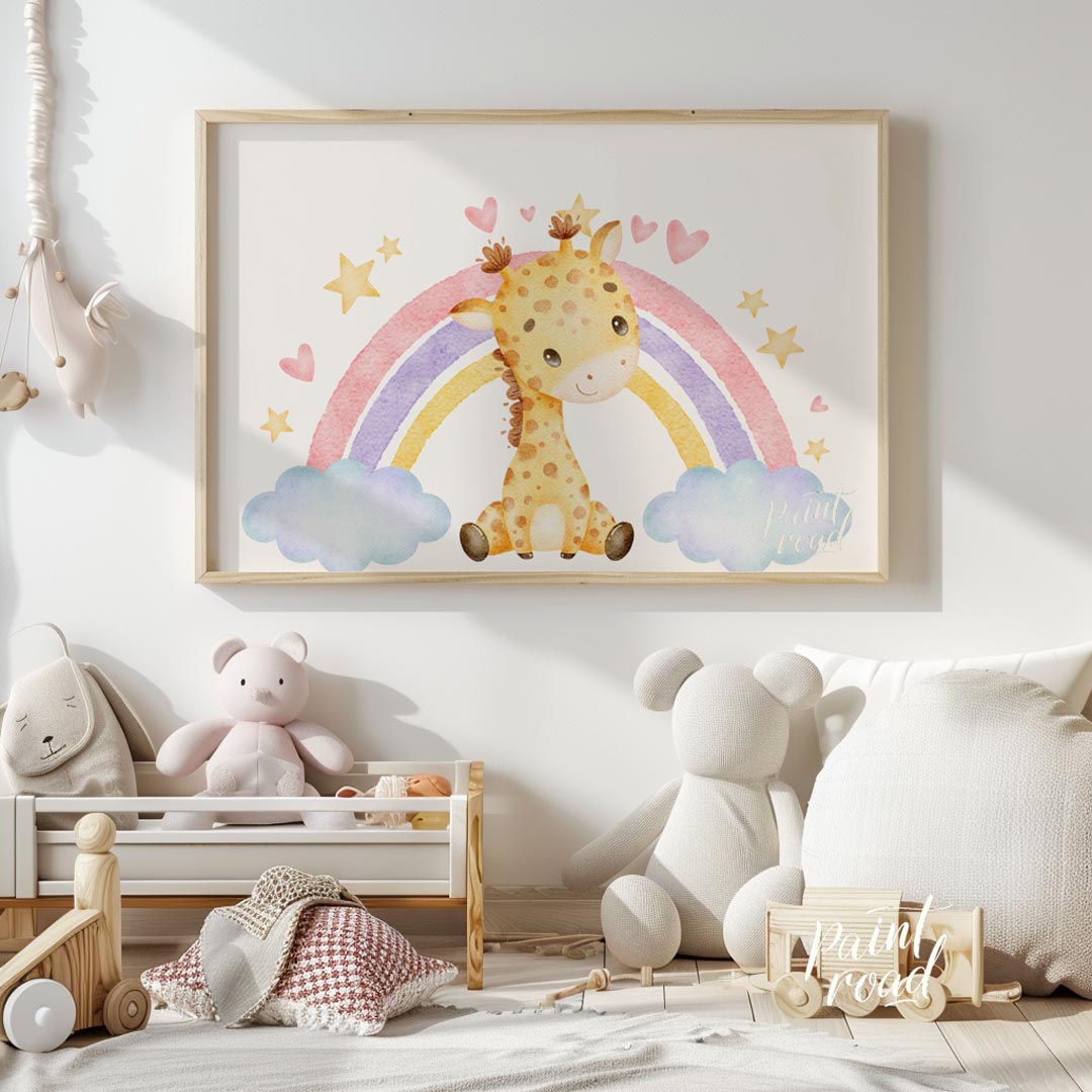 Rainbow Giraffe Dream