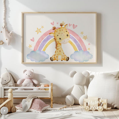 Rainbow Giraffe Dream