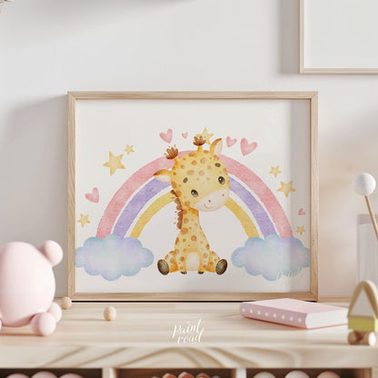 Rainbow Giraffe Dream