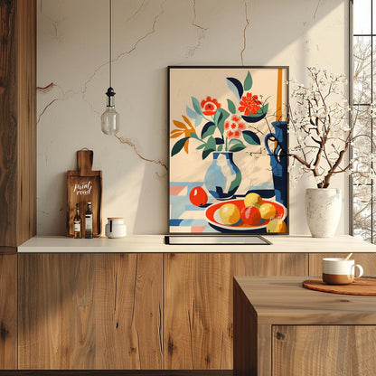 Mid-Century Floral Still Life
