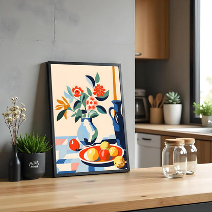 Mid-Century Floral Still Life