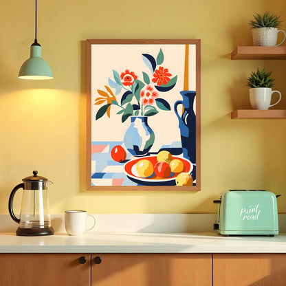 Mid-Century Floral Still Life