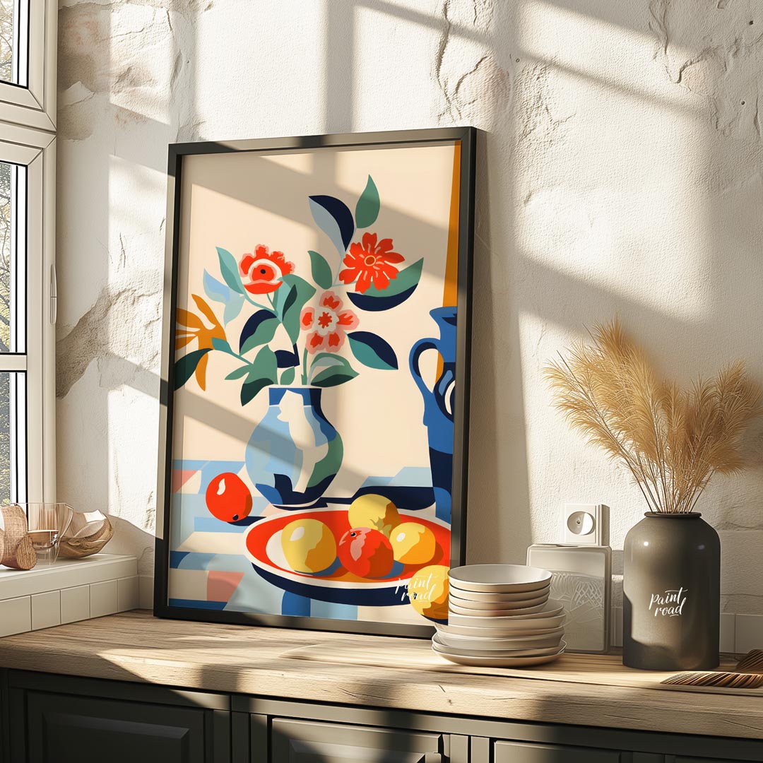 Mid-Century Floral Still Life