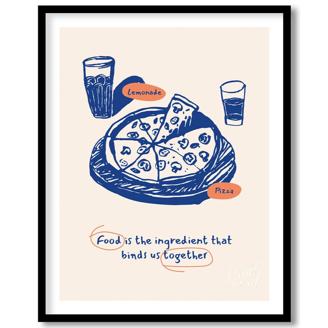 Food Binds Us (Pizza & Lemonade)