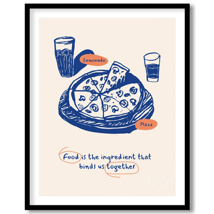 Food Binds Us (Pizza & Lemonade)