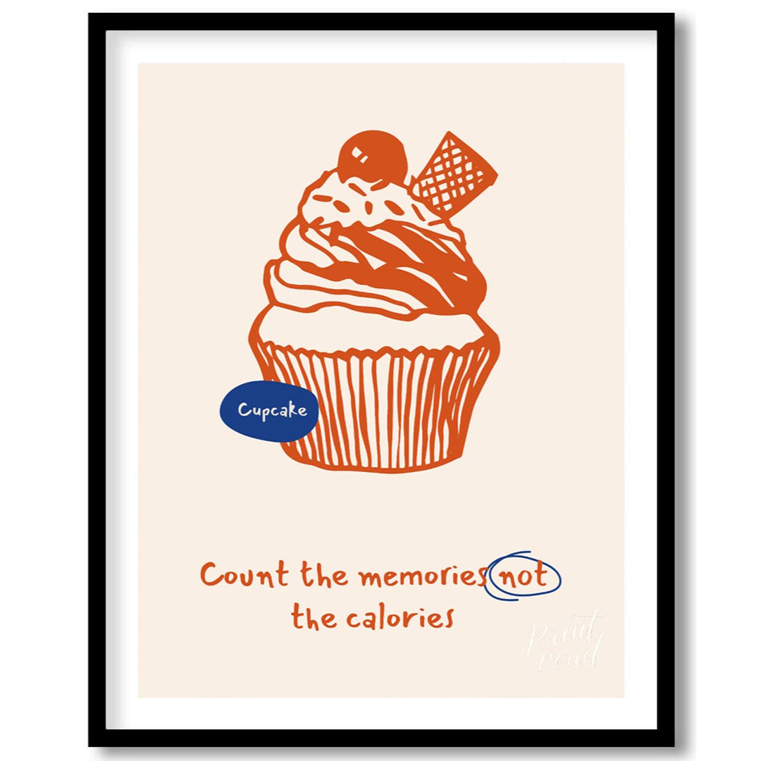 Count Memories, Not Calories (Cupcake)