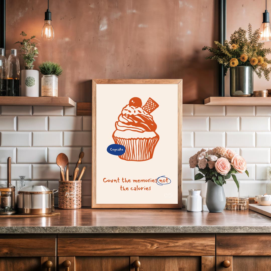 Count Memories, Not Calories (Cupcake)
