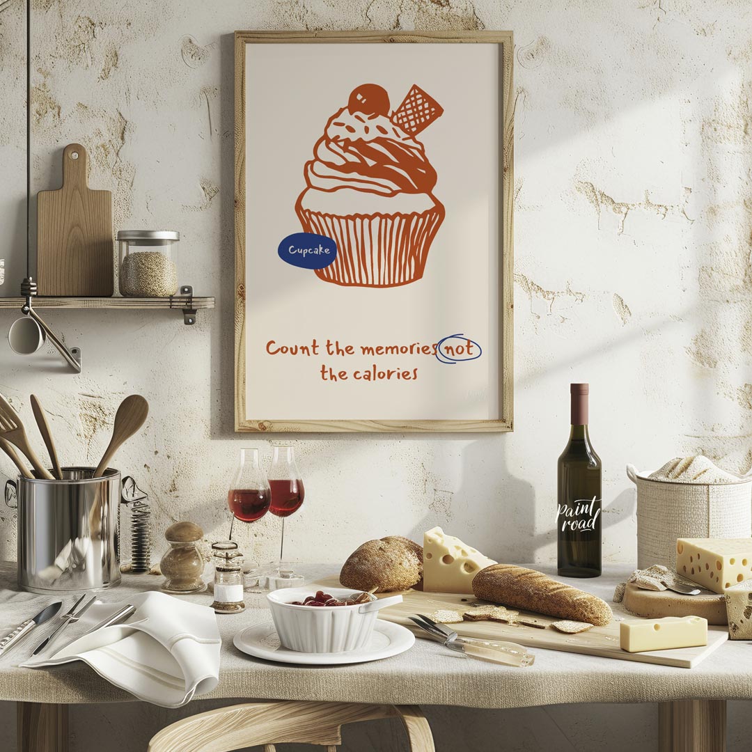 Count Memories, Not Calories (Cupcake)