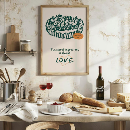 Love is the Secret Ingredient (Strawberry Pie)