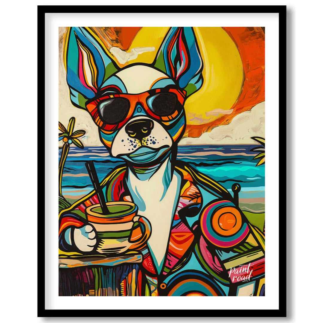 Pop Art Beach Chihuahua