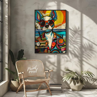 Pop Art Beach Chihuahua