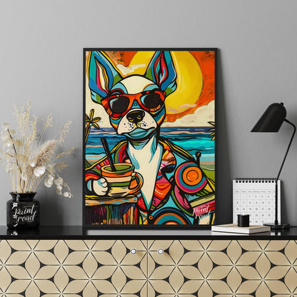 Pop Art Beach Chihuahua