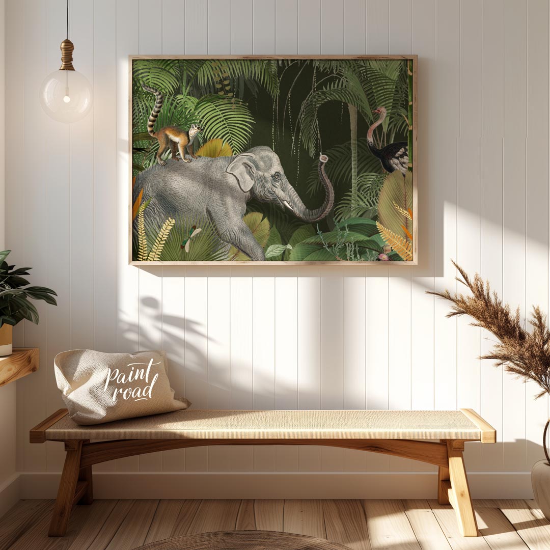 Jungle Giants: Elephant, Lemur & Ostrich