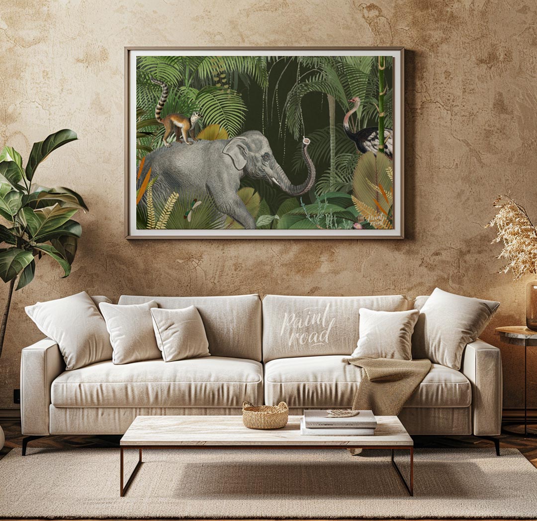Jungle Giants: Elephant, Lemur & Ostrich