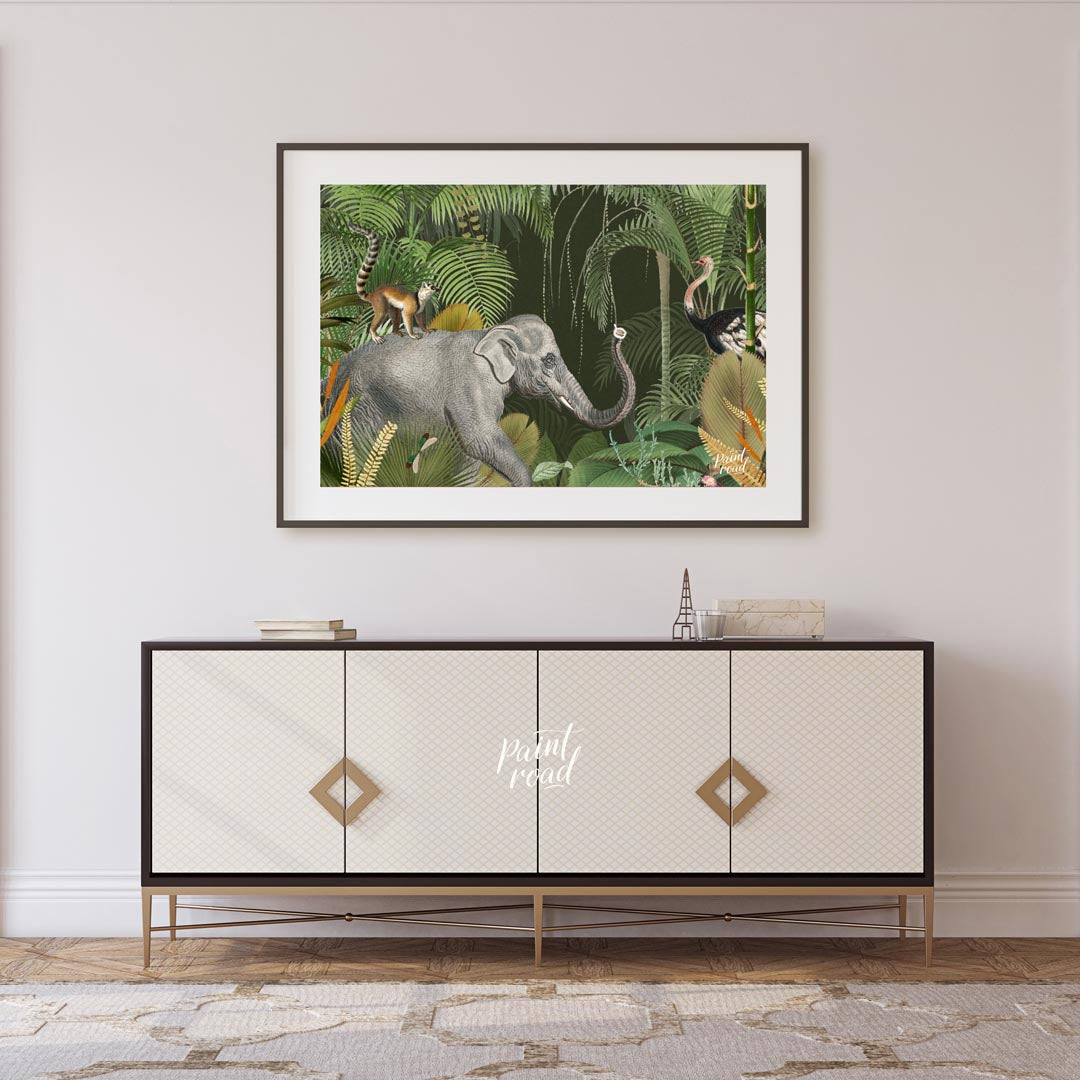 Jungle Giants: Elephant, Lemur & Ostrich