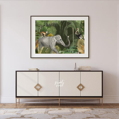 Jungle Giants: Elephant, Lemur & Ostrich