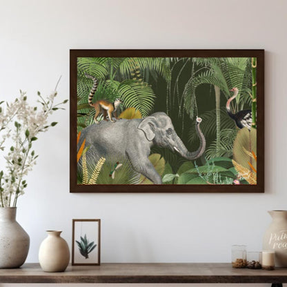 Jungle Giants: Elephant, Lemur & Ostrich