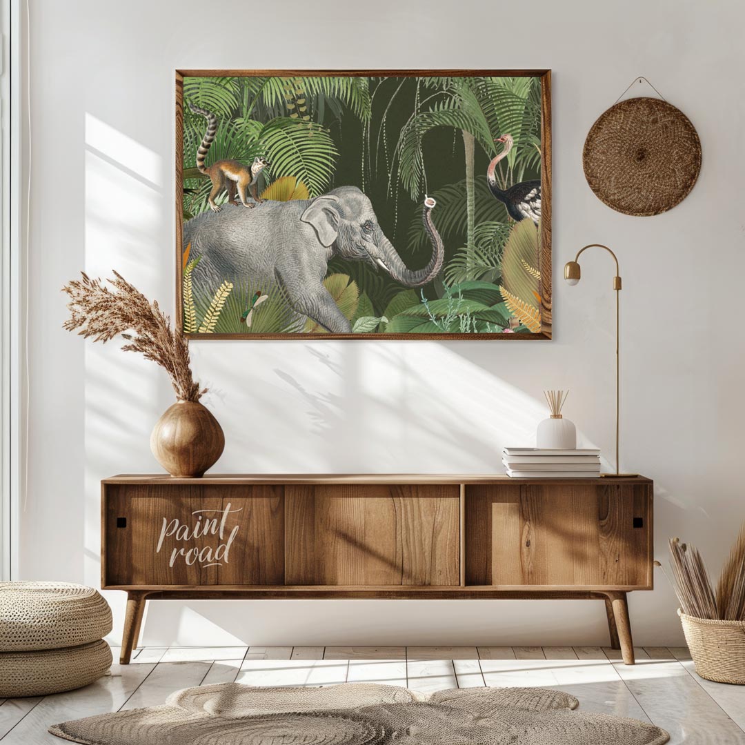 Jungle Giants: Elephant, Lemur & Ostrich