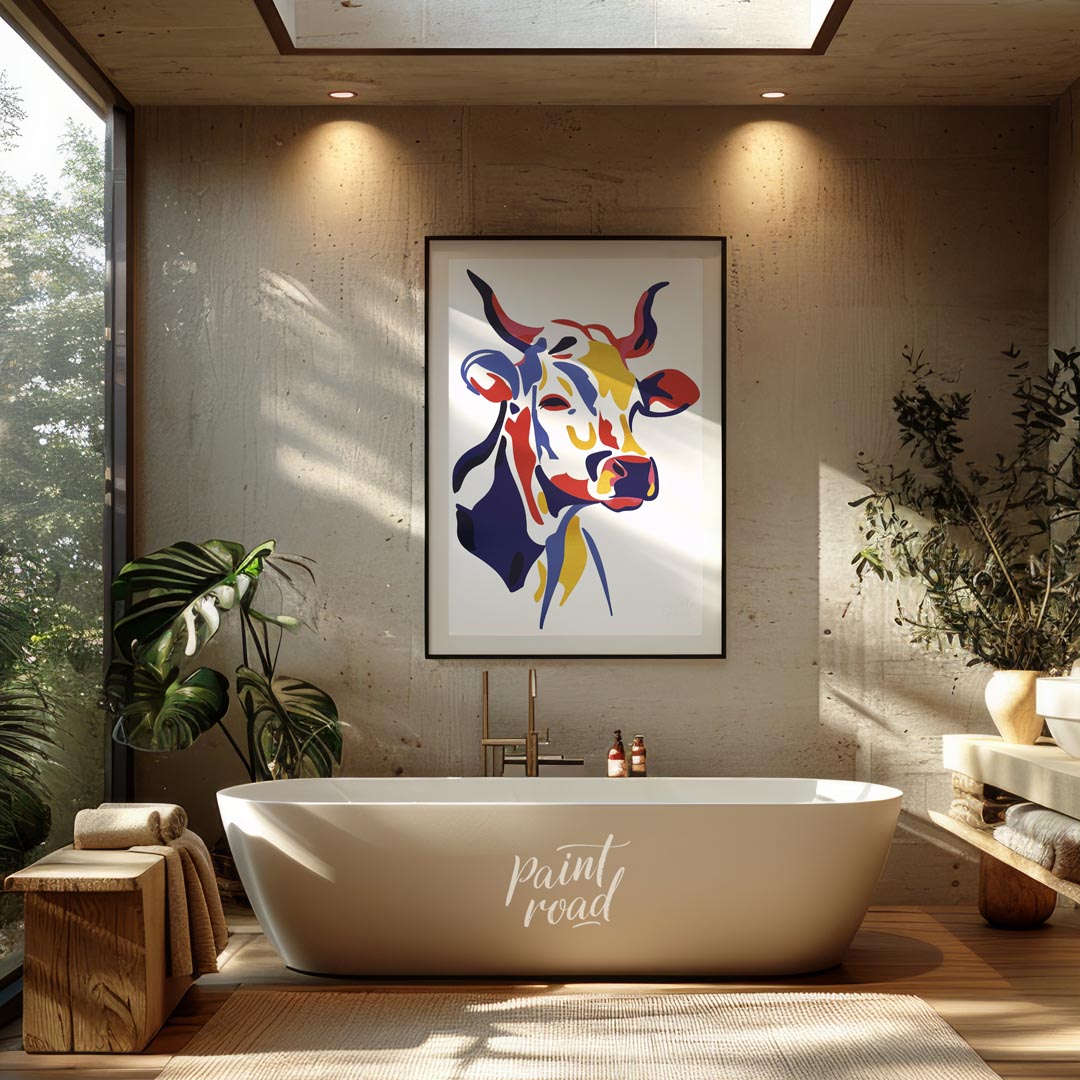Pop Art Bovine Portrait