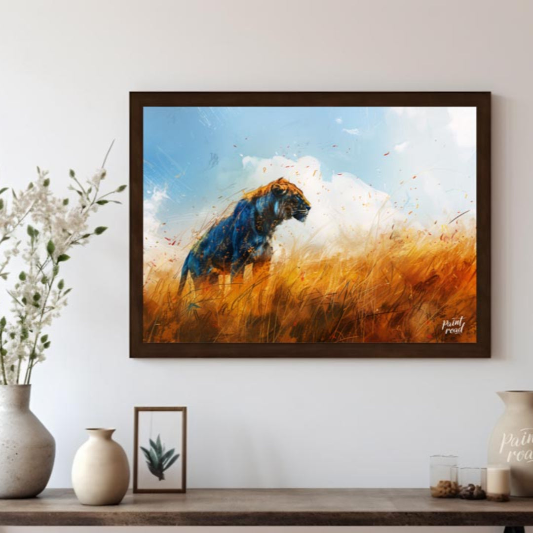 Majestic Wild Lion