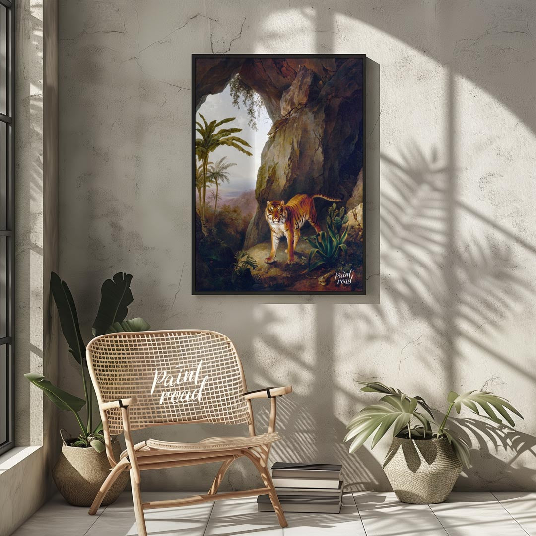 Tiger in a Tropical Grotto