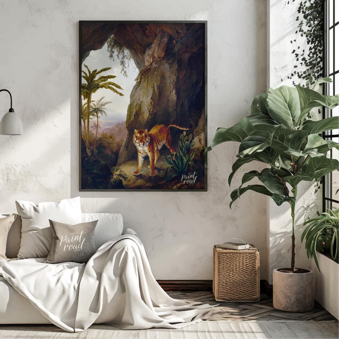 Tiger in a Tropical Grotto