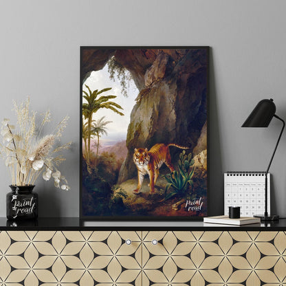 Tiger in a Tropical Grotto
