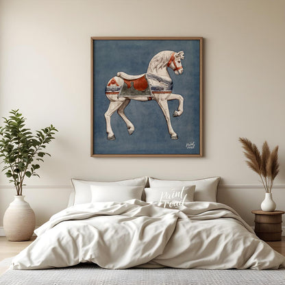 Vintage Carousel Horse