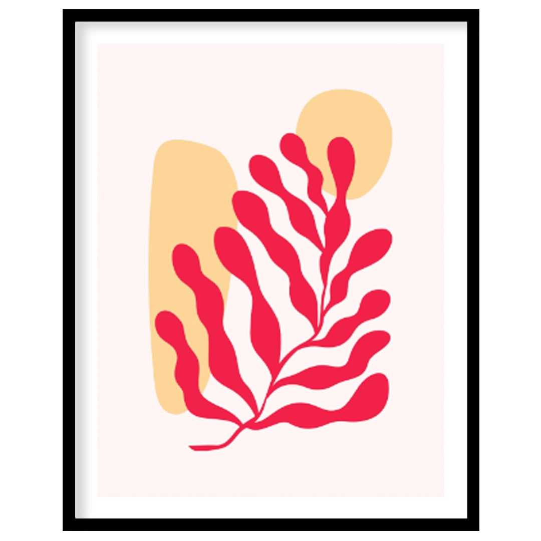 Elevate your space with the serene charm of “Abstract Coral Flow,” a minimalist art print that blen… for house