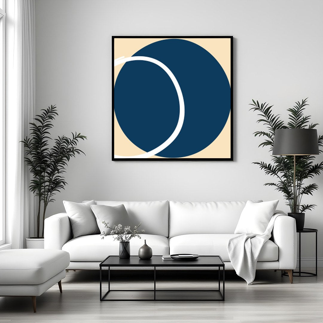Dive into the vibrant world of abstract art with this coral reef-inspired piece. Featuring fluid for Sitting Area