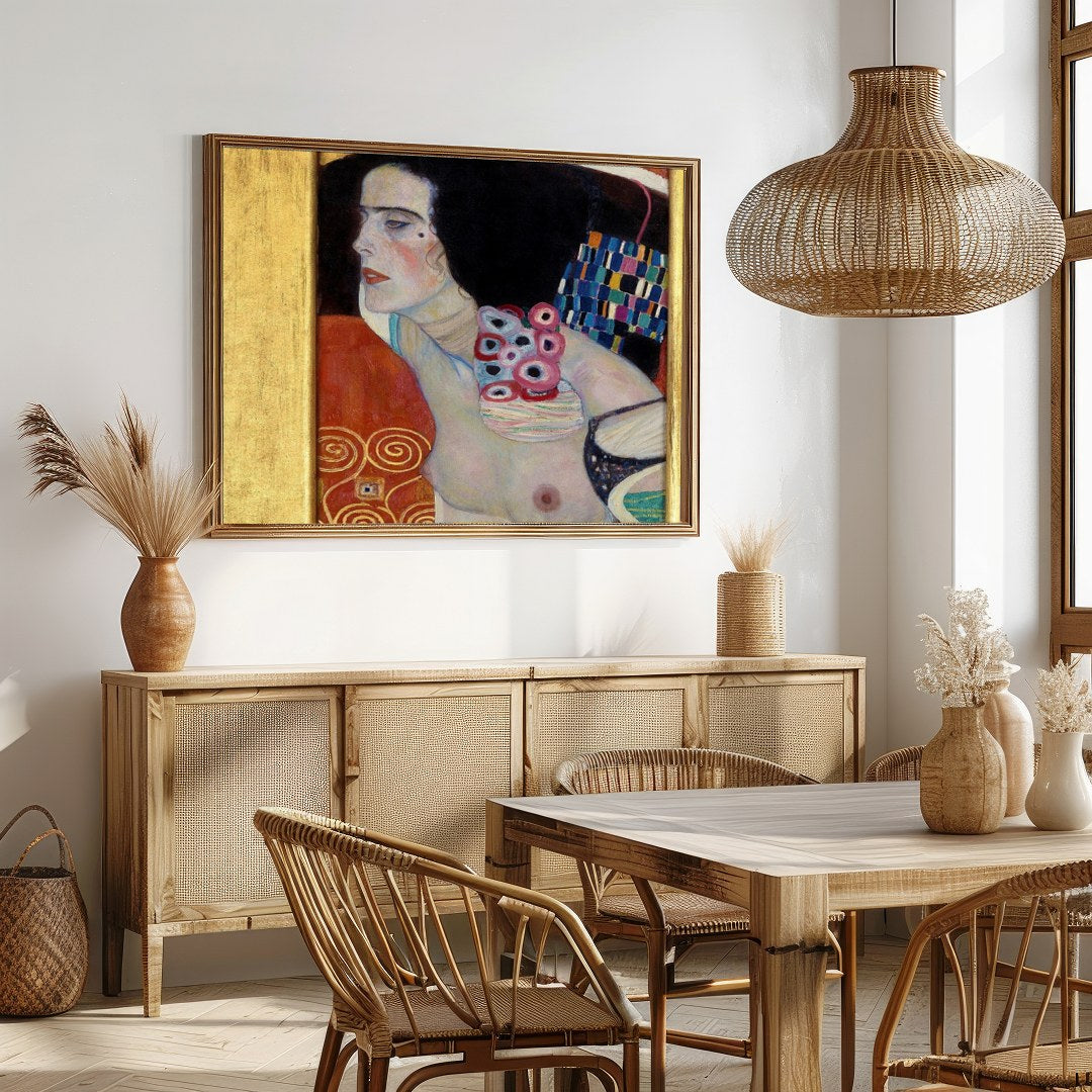 Immerse yourself in the enigmatic allure of this abstract masterpiece, where vibrant swirls and for Dining