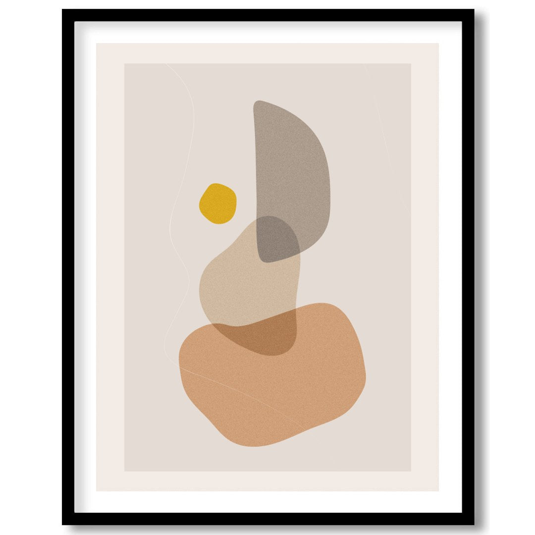 Elevate your space with this serene abstract piece featuring harmonious earthy tones. The blend of for sanctuary