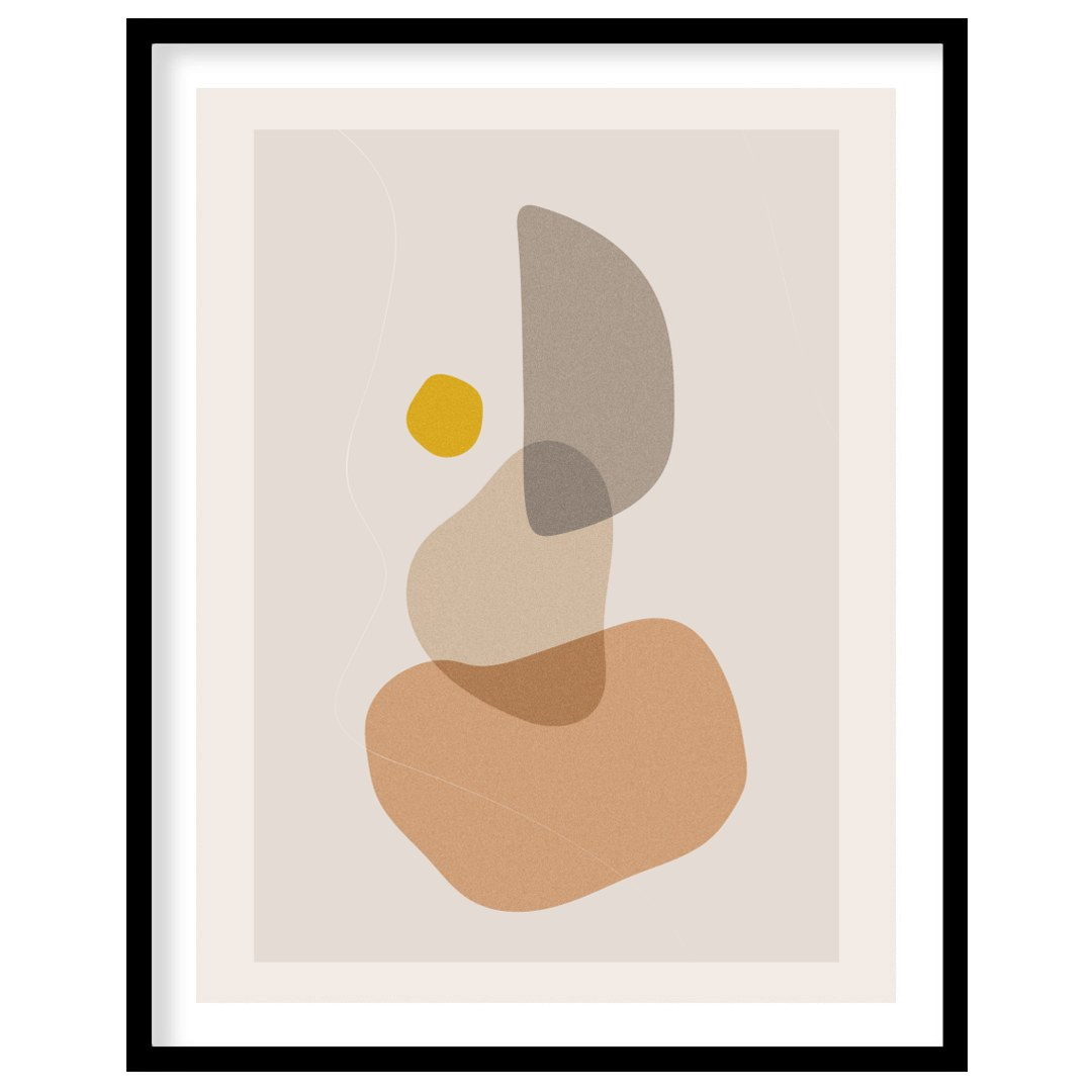 Elevate your space with this serene abstract piece featuring harmonious earthy tones. The blend of for sanctuary