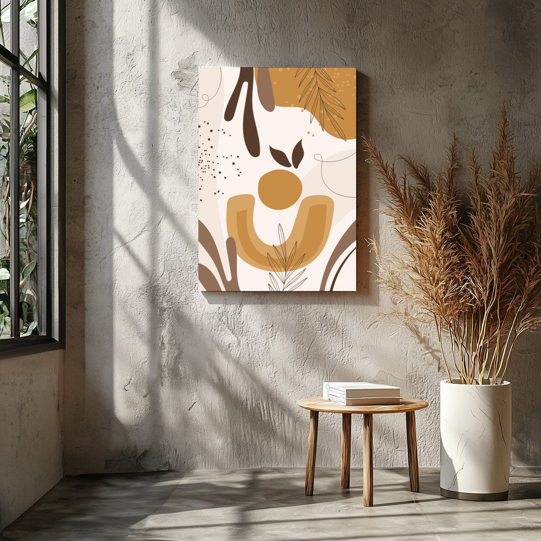 Immerse yourself in the soothing embrace of nature with this abstract wall art piece. Featuring for Entrance