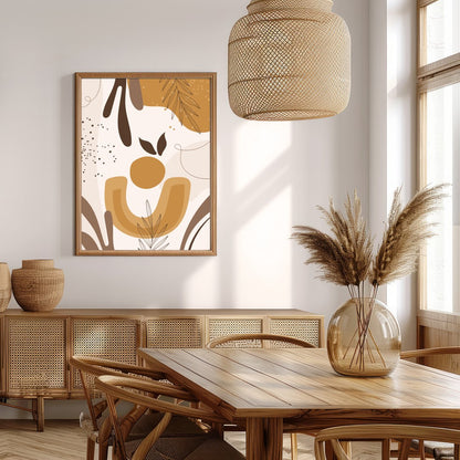 Immerse yourself in the soothing embrace of nature with this abstract wall art piece. Featuring for Extra Kitchen