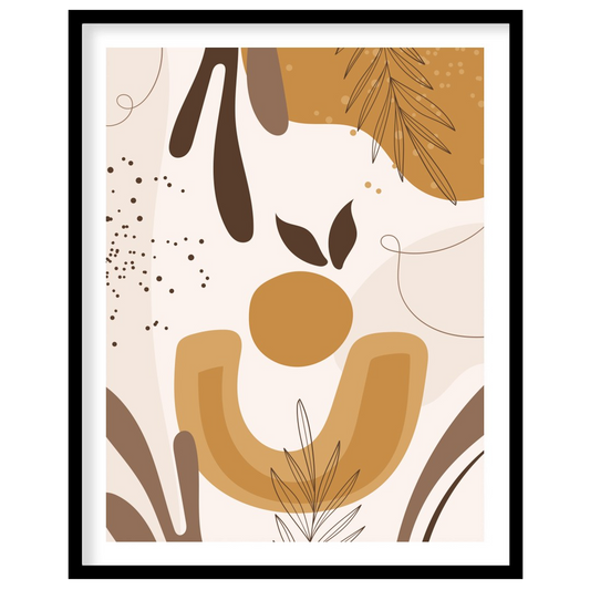 Immerse yourself in the soothing embrace of nature with this abstract wall art piece. Featuring for residence