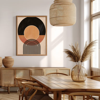 Dive into the world of geometry with this captivating abstract piece. Featuring an interplay of for Extra Kitchen