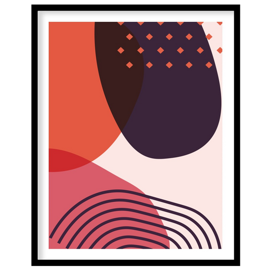 Infuse your space with modern elegance through this captivating piece. The interplay of bold for area
