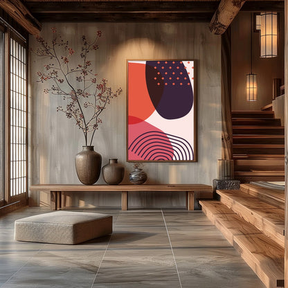 Infuse your space with modern elegance through this captivating piece. The interplay of bold for Hall