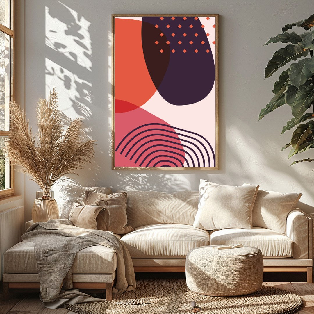 Infuse your space with modern elegance through this captivating piece. The interplay of bold for Sitting Area