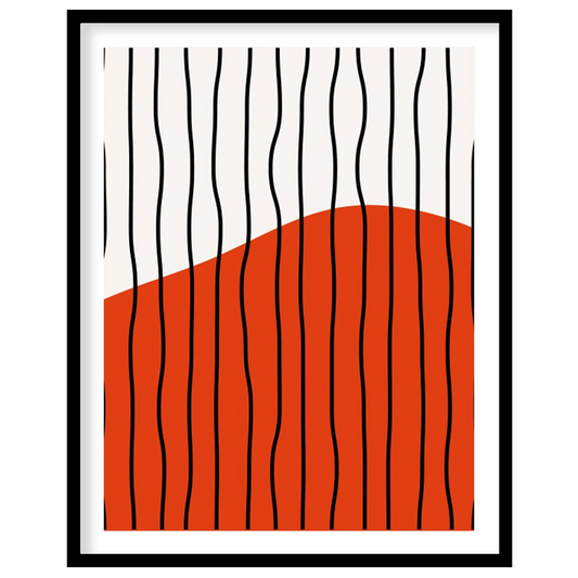 Embrace the sleek elegance of modern design with 'Abstract Harmony No. 5.' This striking piece for decor