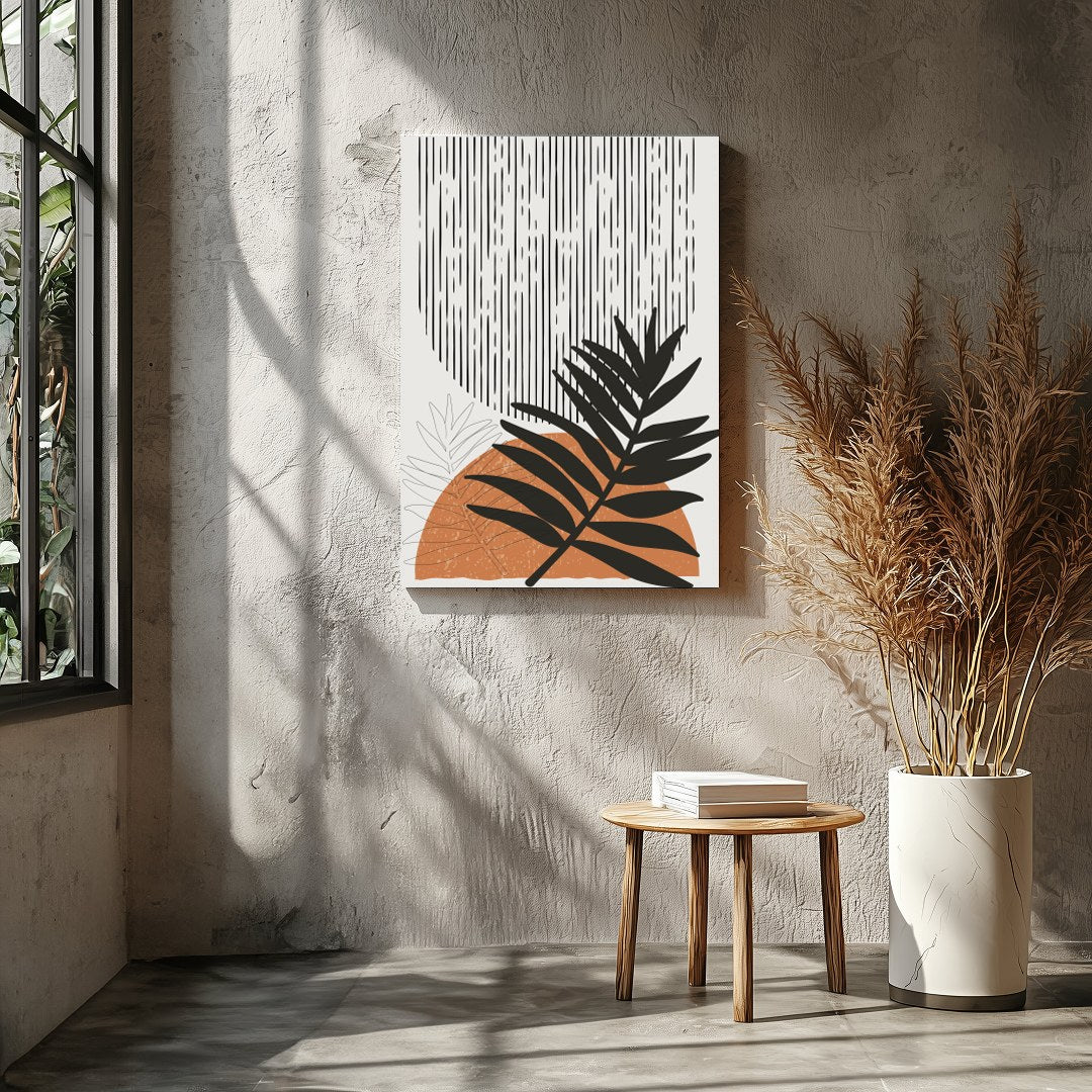 Elevate your space with this modern wall art, capturing the rhythmic essence of nature. Its bold for Entrance