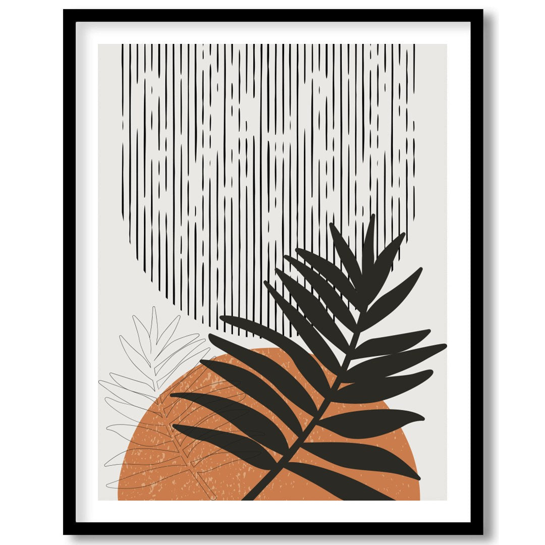 Elevate your space with this modern wall art, capturing the rhythmic essence of nature. Its bold for living-space