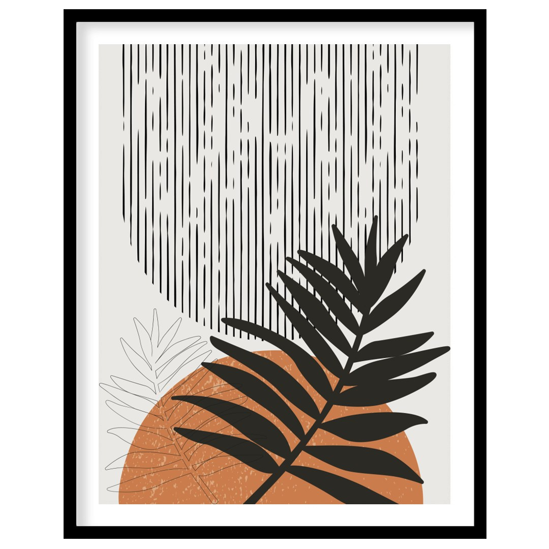 Elevate your space with this modern wall art, capturing the rhythmic essence of nature. Its bold for living-space