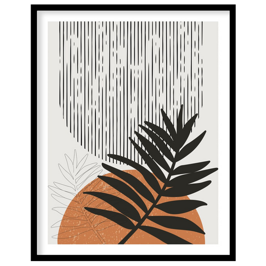 Elevate your space with this modern wall art, capturing the rhythmic essence of nature. Its bold for living-space