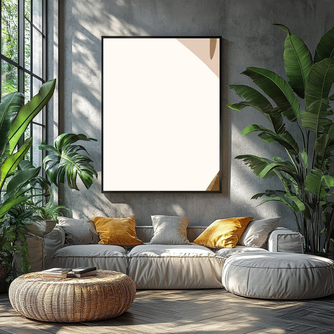 Explore the delicate balance of nature and abstraction with this captivating piece. Organic leaf for Balcony